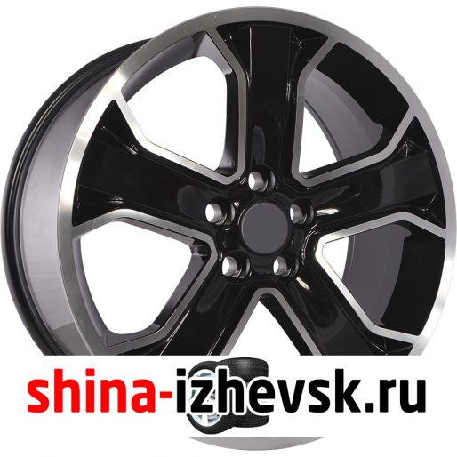 Колесный диск Replay LR17 9.5xR20 5×120 ET53 DIA72.6 черный полностью полированный+порошковый лак в Ижевске